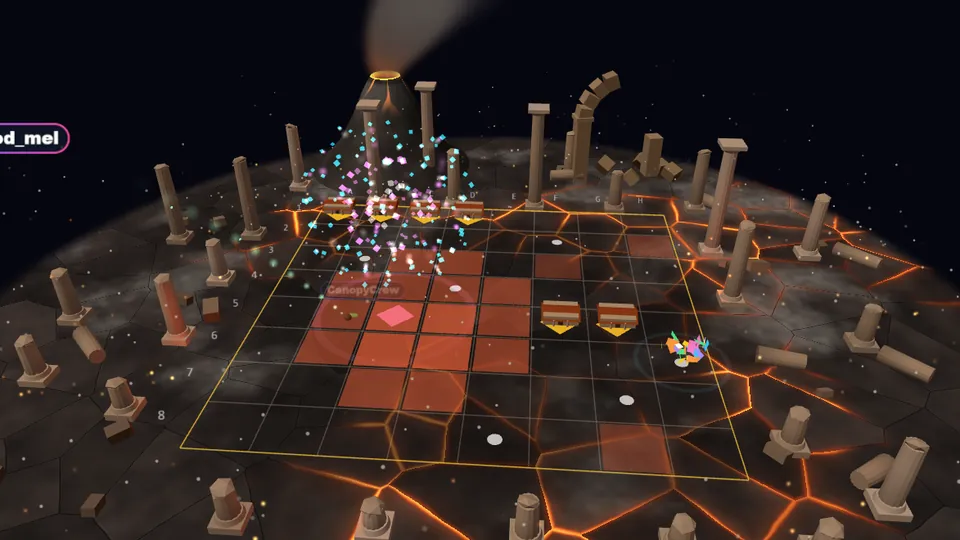Pompeii theme on the live overlay engine
